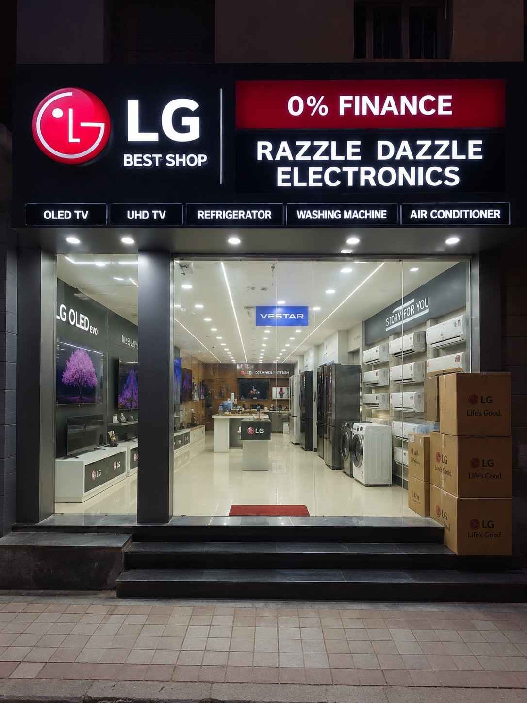 LG BEST SHOP - RAZZLE DAZZLE ELECTRONICS storefront