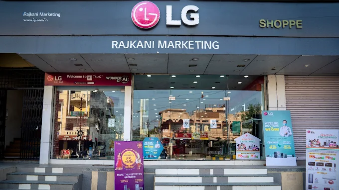 LG Best Shop - Rajkani Marketing, Indore storefront