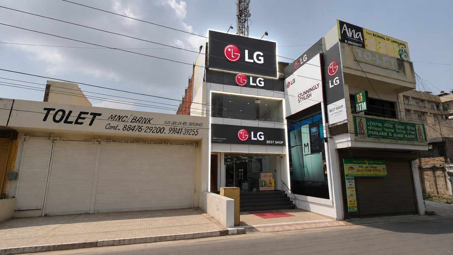 LG Best Shop-Electrowaves, Patiala storefront