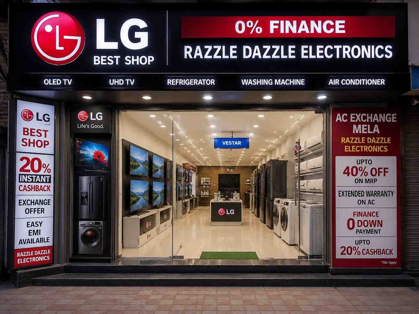 LG BEST SHOP - RAZZLE DAZZLE ELECTRONICS storefront