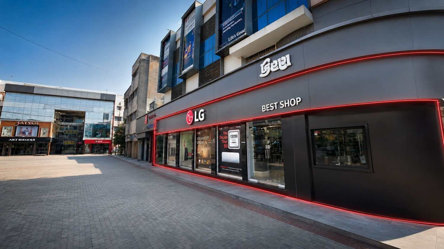 LG BEST SHOP - KIRAN TELEVISION, Sardarnagar, Rajkot storefront