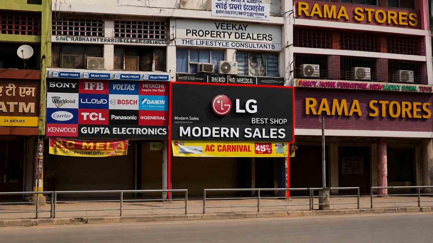 LG BEST SHOP - MODERN SALES, Chandigrah storefront