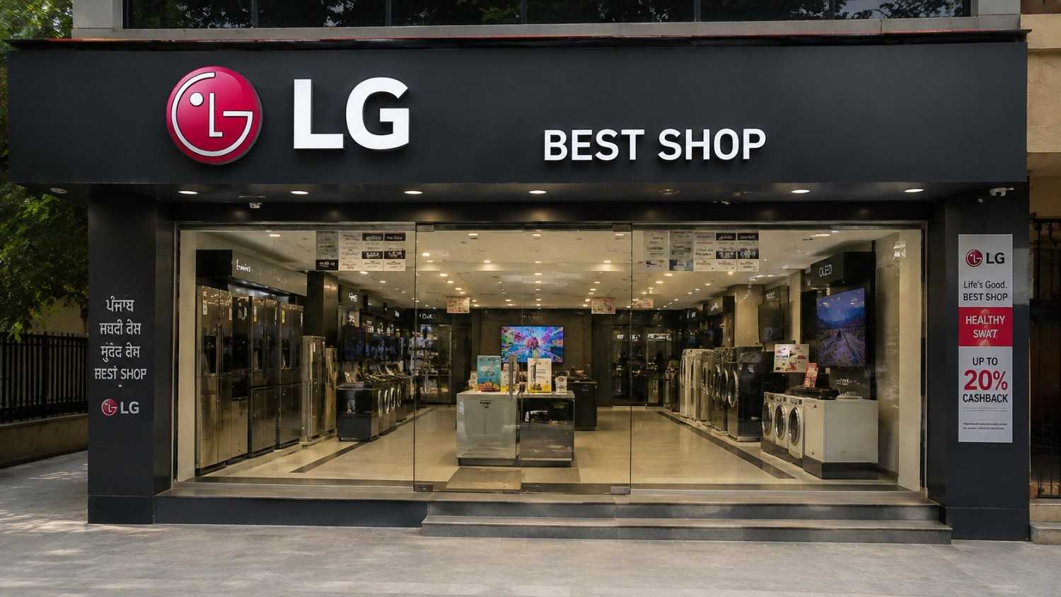 LG Best Shop-MADAAN ELECTRONICS, Ambala storefront