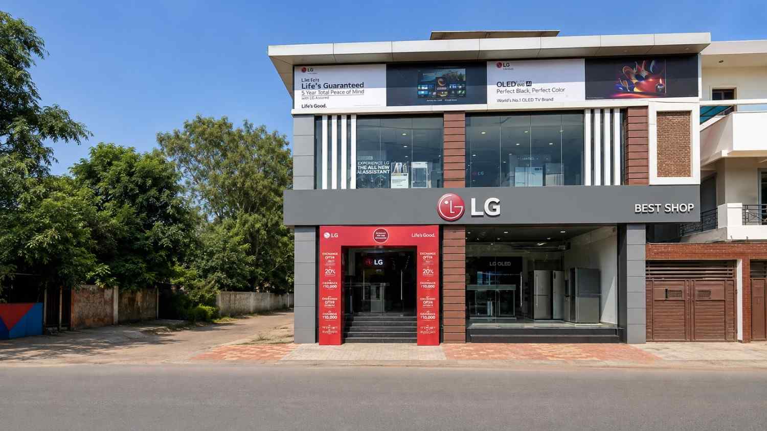 LG BEST SHOP - SAHU AGENCIES PVT LTD-Lucknow storefront