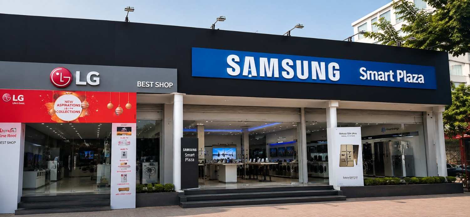 Samsung Smart Plaza - Mehta Automobiles Pvt Ltd, Indore storefront